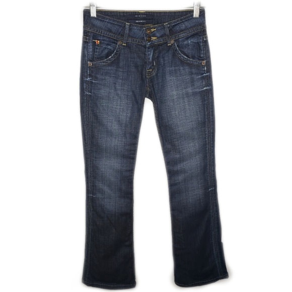 Hudson Bootcut Flap Pocket Elm Dark Wash Jeans 26 - Picture 1 of 7